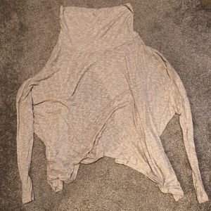 Open Back Cowl Neck Top